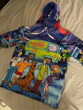 Scooby Doo The Mystery Machine Vintage Hoodie Size Large
